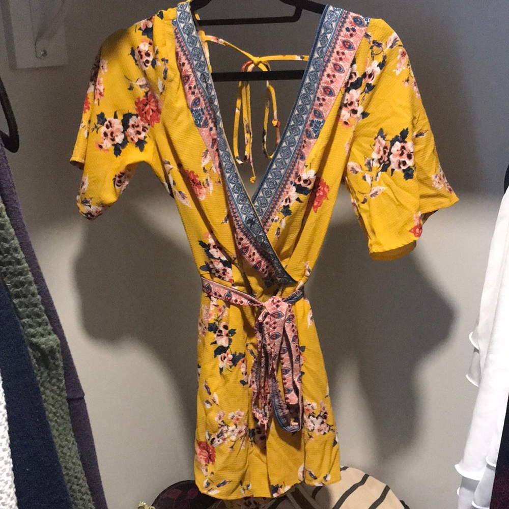 Cute floral romper